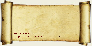 Andjelina Bajagić vizit kartica